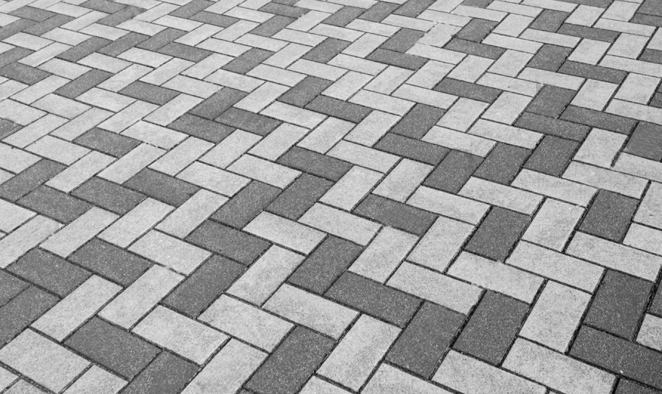 Дизайн тротуарной плитки елочка фото