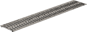Решетка водоприемная РВ 15.18,6.100 штампованная стальная оцинкованная