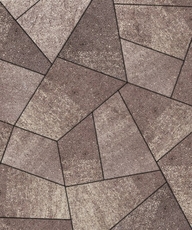 Тротуарная плитка Б.4.Фсм.8 Оригами Искусственный камень