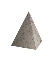 Декоративный элемент Пирамида Мытый бетон