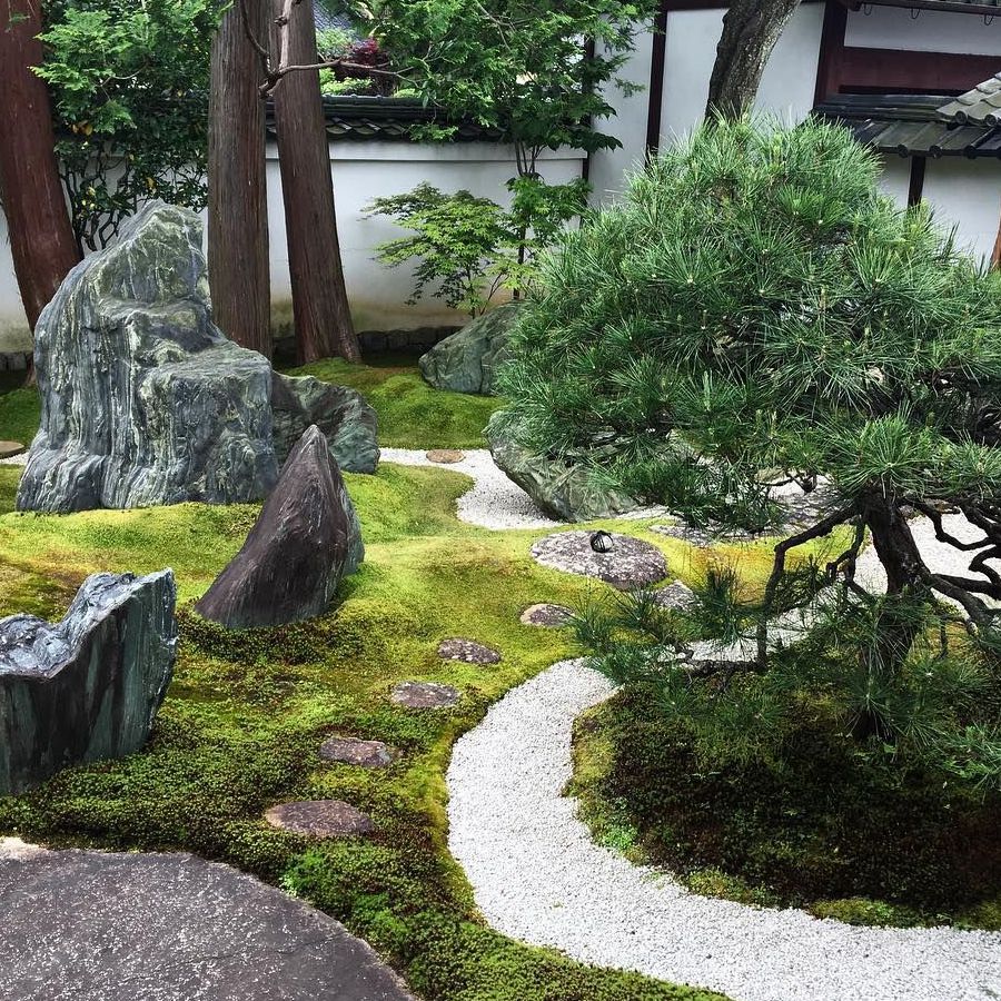 ландшафтный дизайн территории японский сад