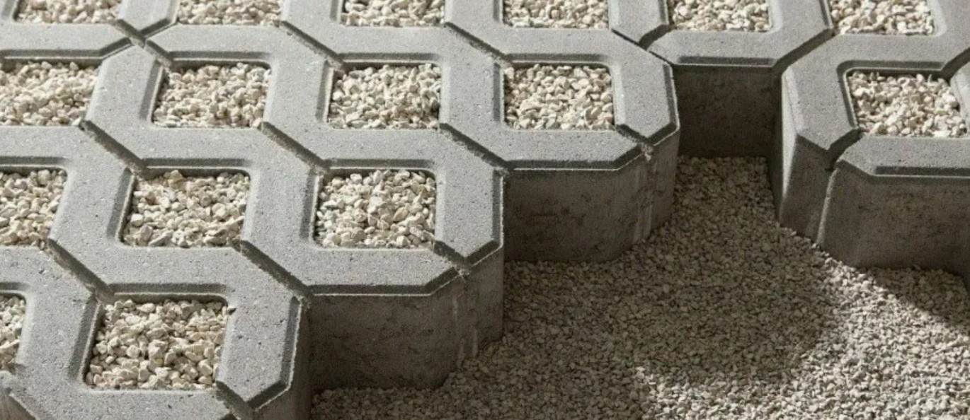 бетонная газонная решетка